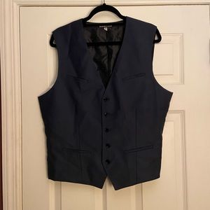 Express Navy Suit Vest